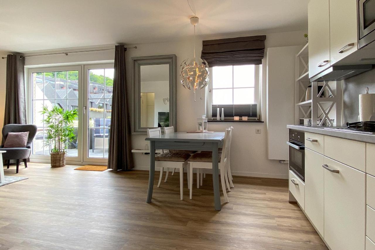 האריסלי Fewo1846 Strandresidenz Wassersleben - Muschelnest - Stilvolles Studioapartment Mit Balkon מראה חיצוני תמונה